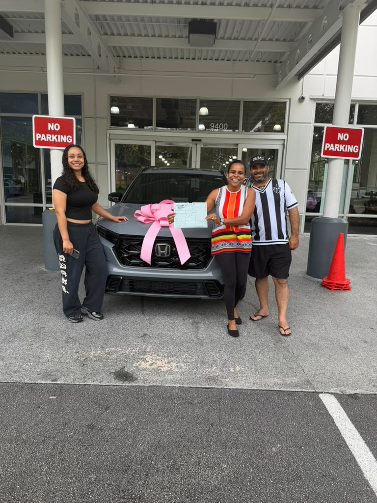 Honda CR-V delivered by Guilherme Rodrigues in Coral Springs, Florida