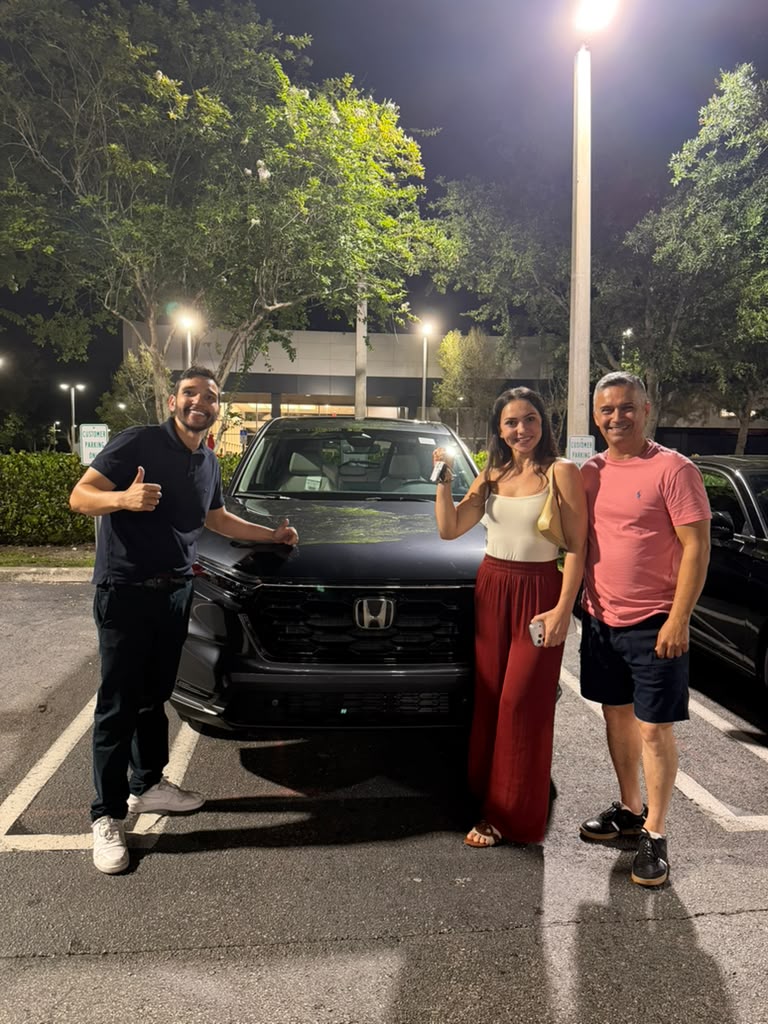 Honda Passport delivered by Guilherme Rodrigues in Coral Springs, Florida