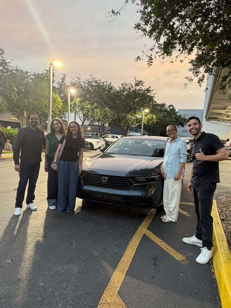 Honda Accord delivered by Guilherme Rodrigues in Coral Springs, Florida